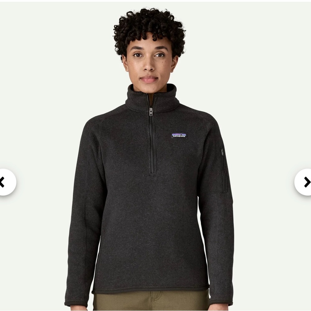 Patagonia Charcoal Quarter-Zip Fleece